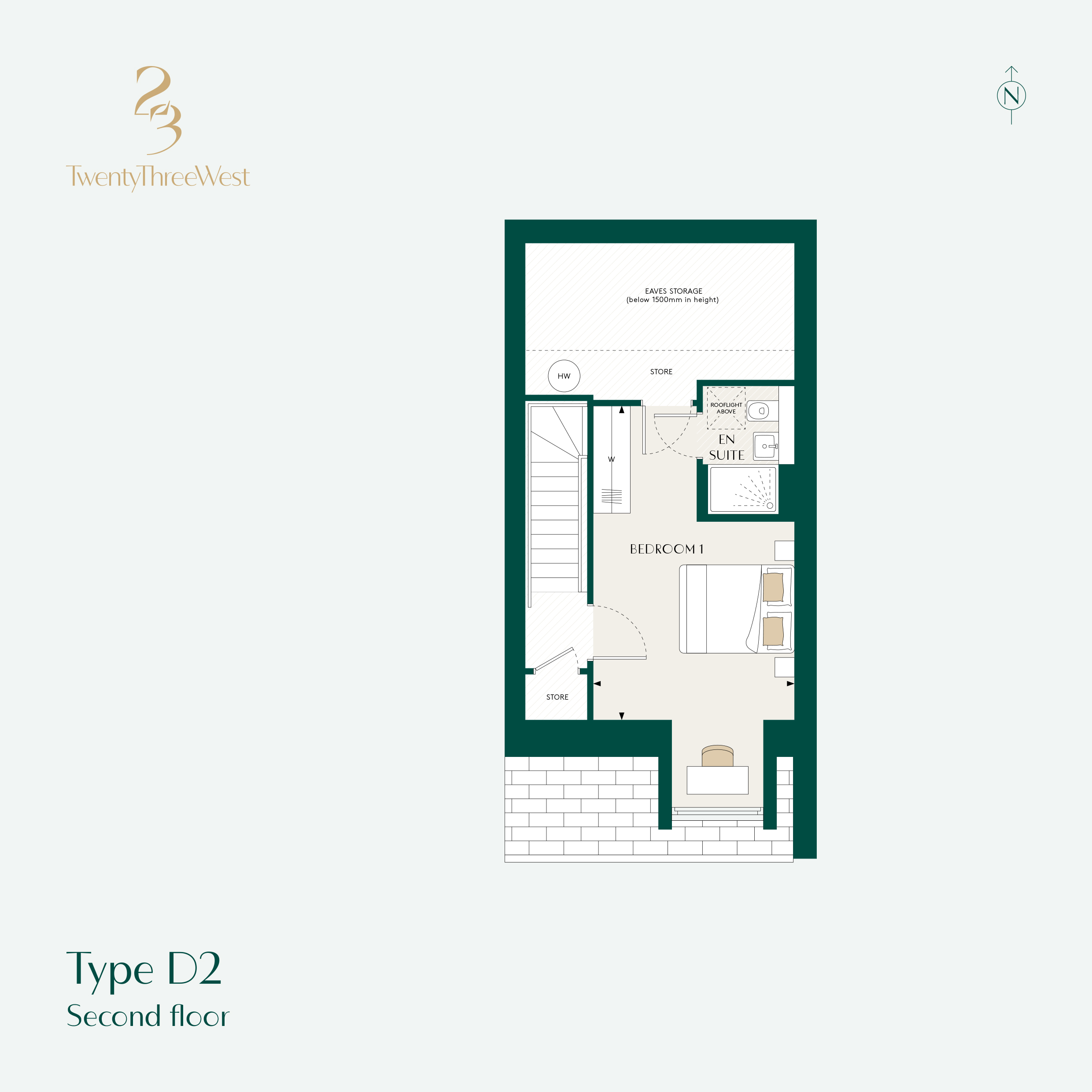 Floorplan for H.0.17 at TwentyThreeWest